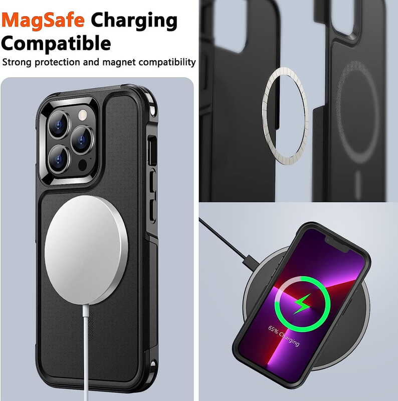 For iPhone 14 Pro Max MagSafe Case Heavy Duty Shockproof Rugged Cover