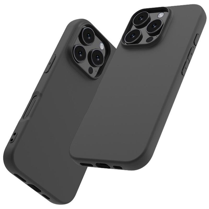 Black Slim Protective TPU Case For iPhone 14 Pro Max