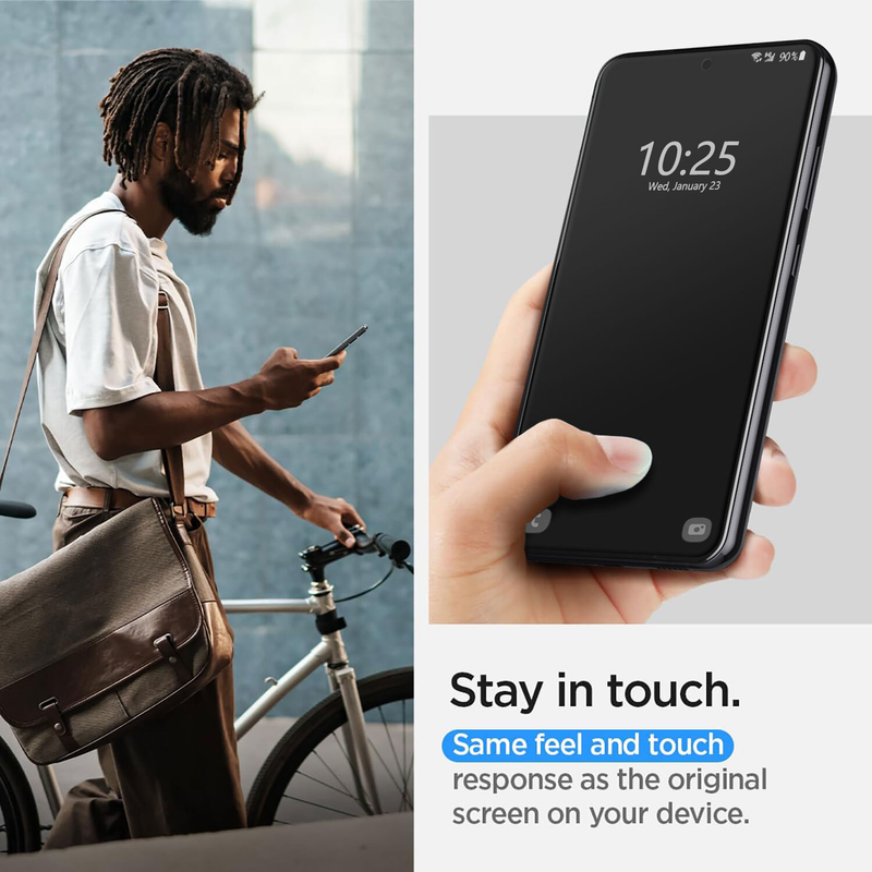 For Samsung Galaxy S23 FE Full Cover Tempered Glass Screen Protector 2-Pack