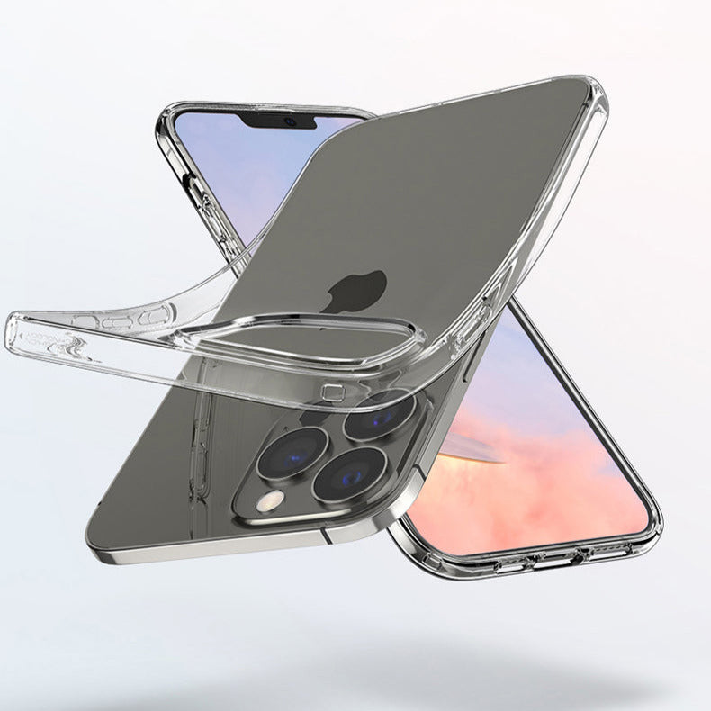 For iPhone 15 Transparent Ultra-Slim Case