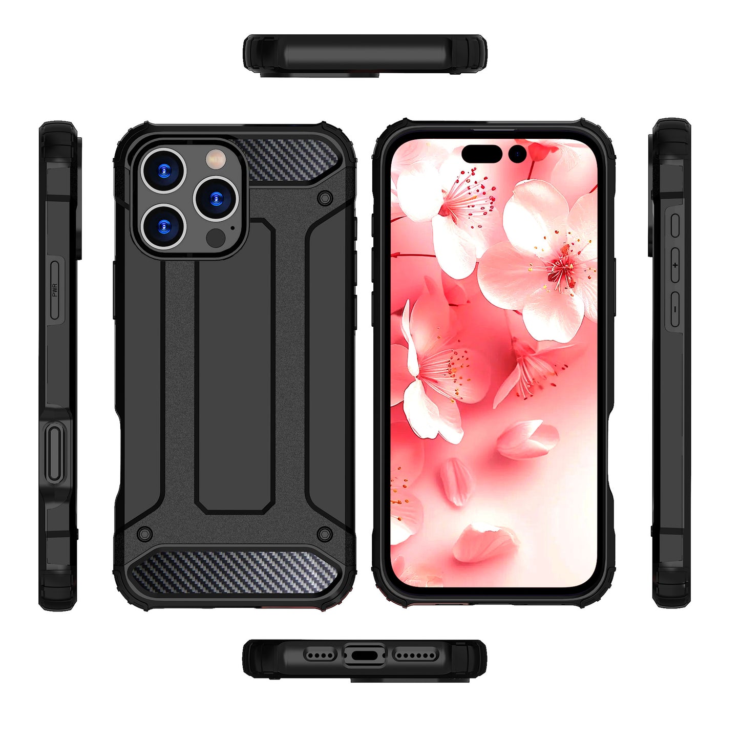 For iPhone 16 Pro Max Dual layer shockproof case