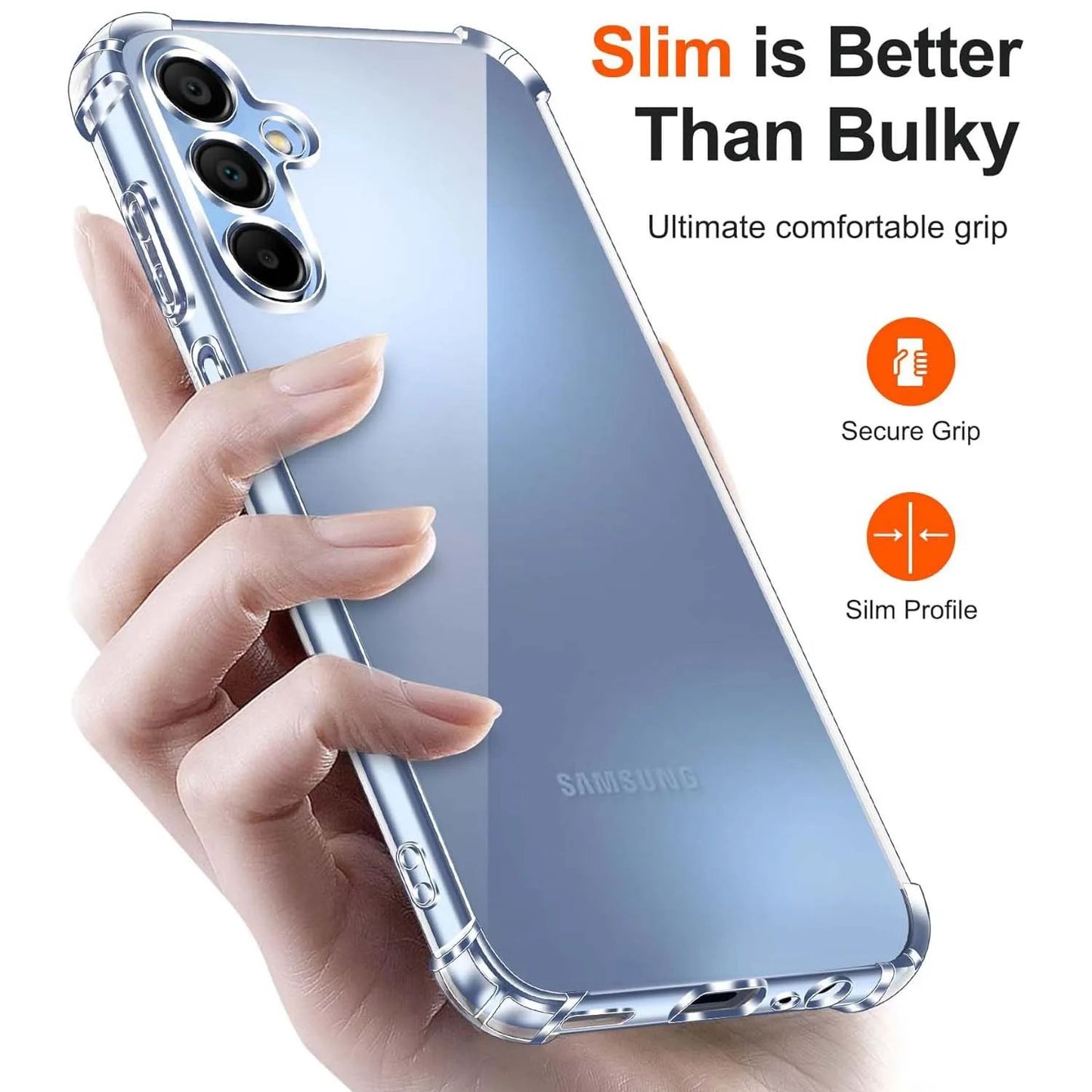 For Samsung Galaxy A55 Clear Case