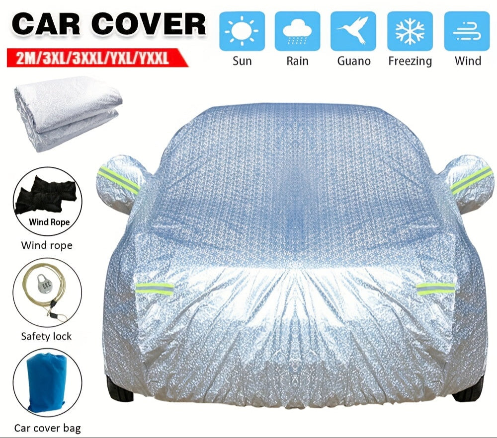 Car Cover Large Rain and Dust Proof Cover