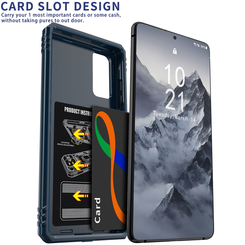 For Samsung Galaxy S24 FE Shockproof Case-Blue