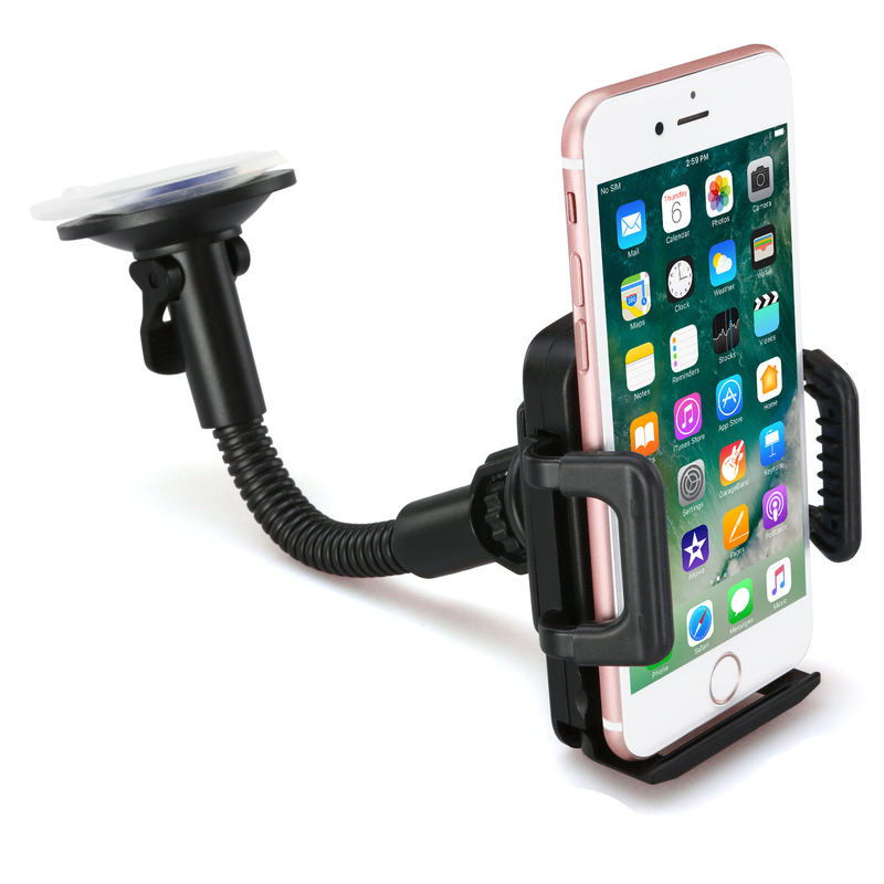 2 in 1 Windshield Mount Stand and Airvent Mount Car Phone Holder