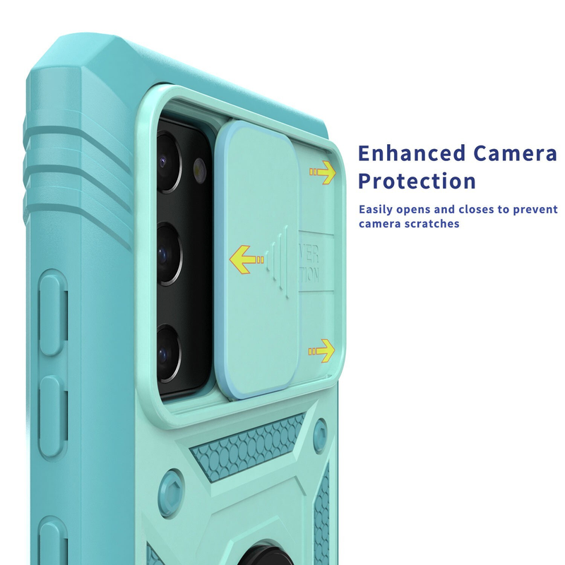 For Samsung Galaxy S23 FE Shockproof Case-Green