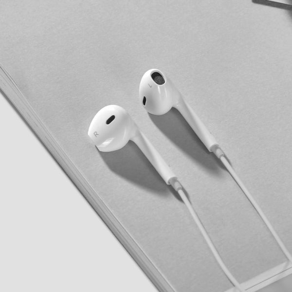 Handsfree USB Type C Headphones Earbuds-White