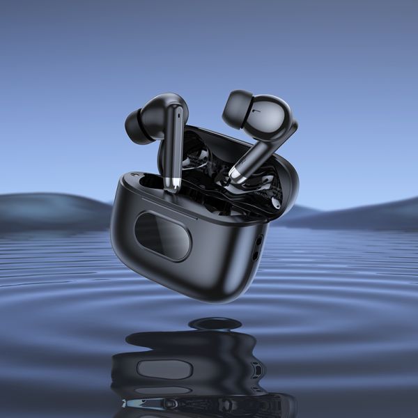 Bluetooth Wireless TWS Earphones Stereo Earbuds-Black