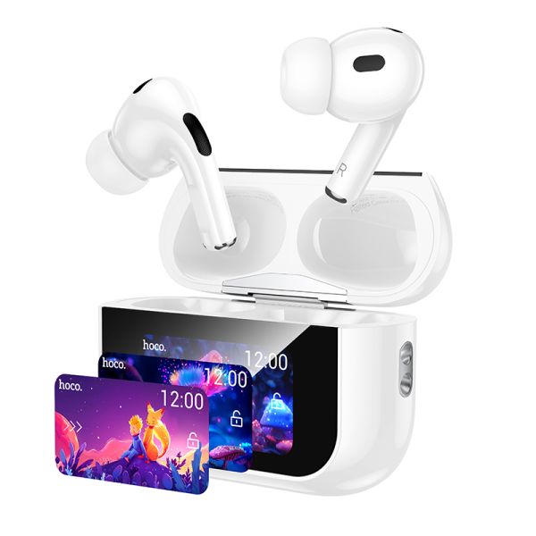 Compact Wireless Bluetooth headsets-white colour
