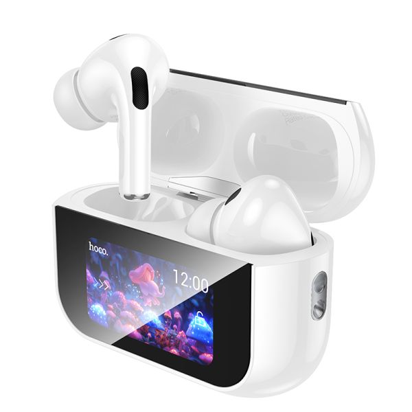 Compact Wireless Bluetooth headsets-white colour