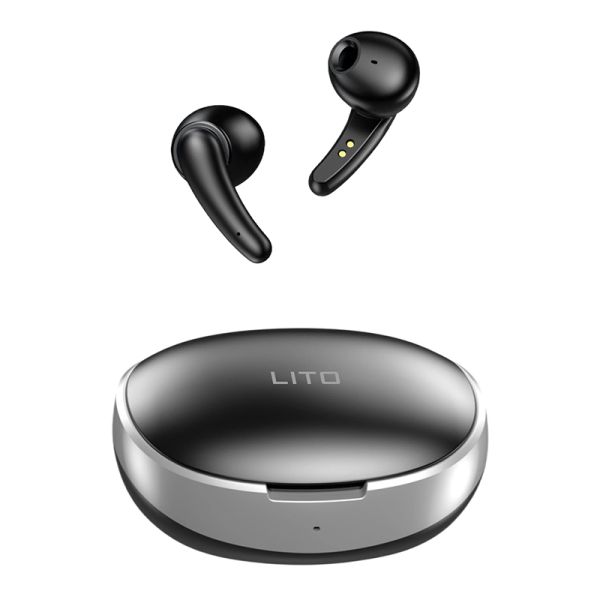Universal True Wireless Headphones Earbuds-Black colour