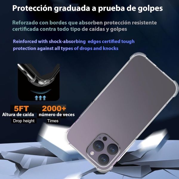 Crystal Clear Shockproof Drop Protection Phone Case For Iphone 13