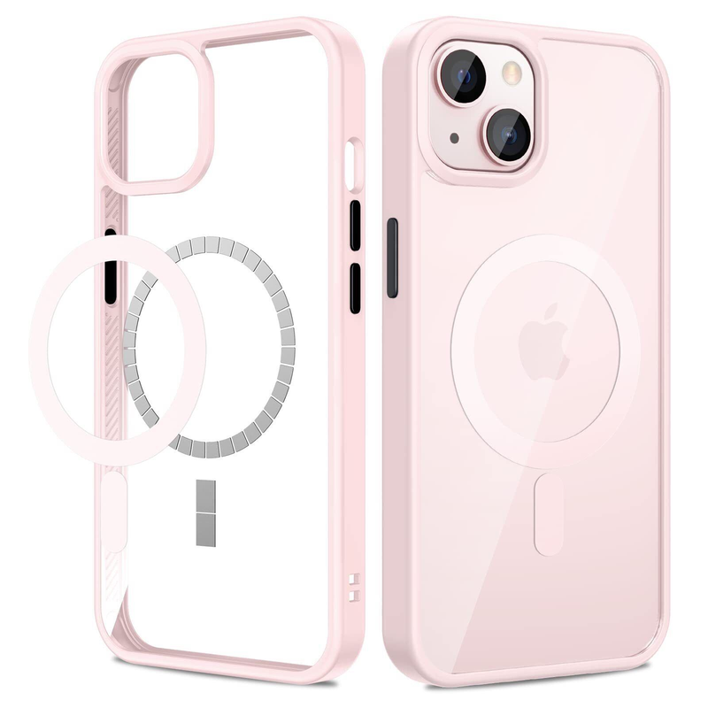 Compatible MagSafe Shockproof Case For iPhone 15 -Pink