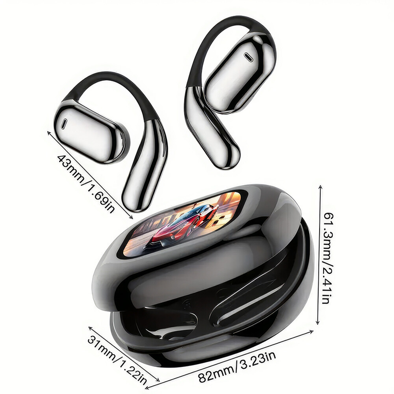 Wireless Bluetooth 5.4 Headphone Active Earphones-Black