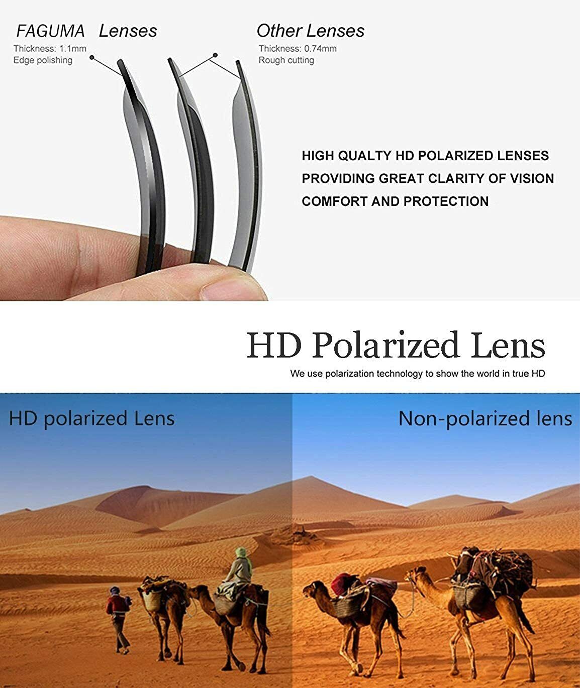 Sunglasses Polarized Glasses Sports Driving Fishing Eyewear Unisex