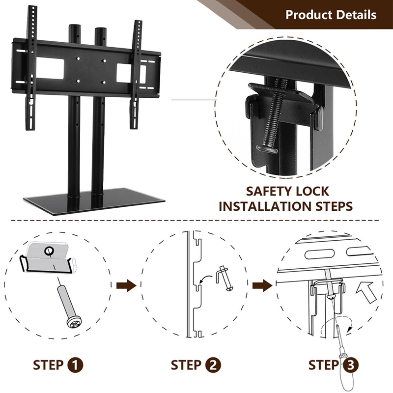 Universal TV Wall Bracket TV Stand tv Mount Full Motion Swivel Tilt LCD LED 32-80 Inch