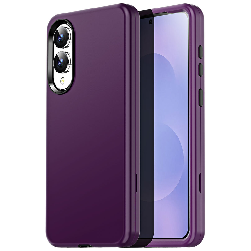 For Samsung Galaxy S25 Edge Shockproof Cover Purple
