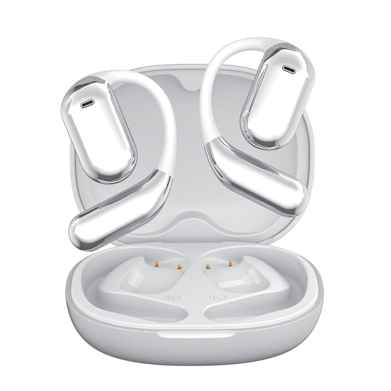 Wireless Bluetooth 5.4 Headphone Active Earphones-White