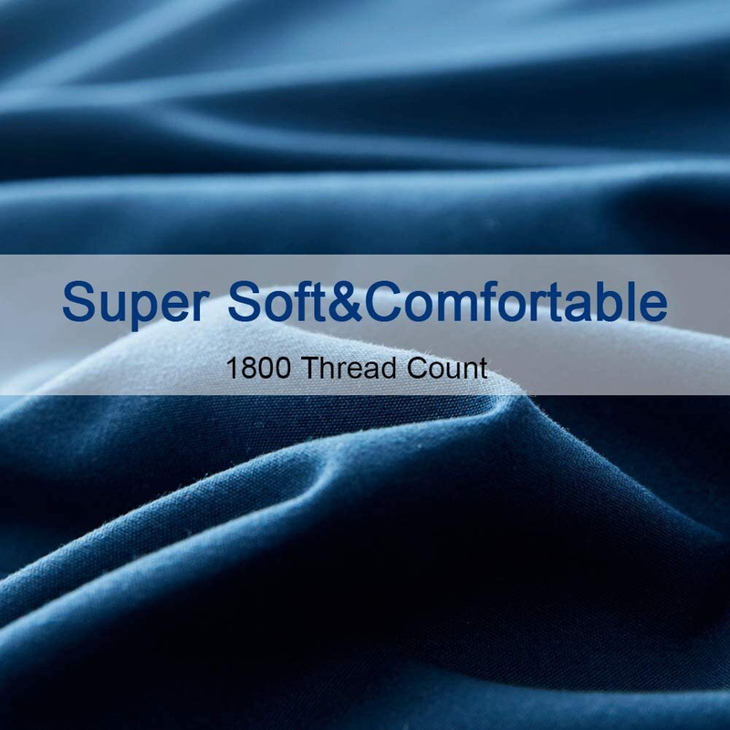 Sheet Set Bed Flat Fitted Single/Double/Queen/King