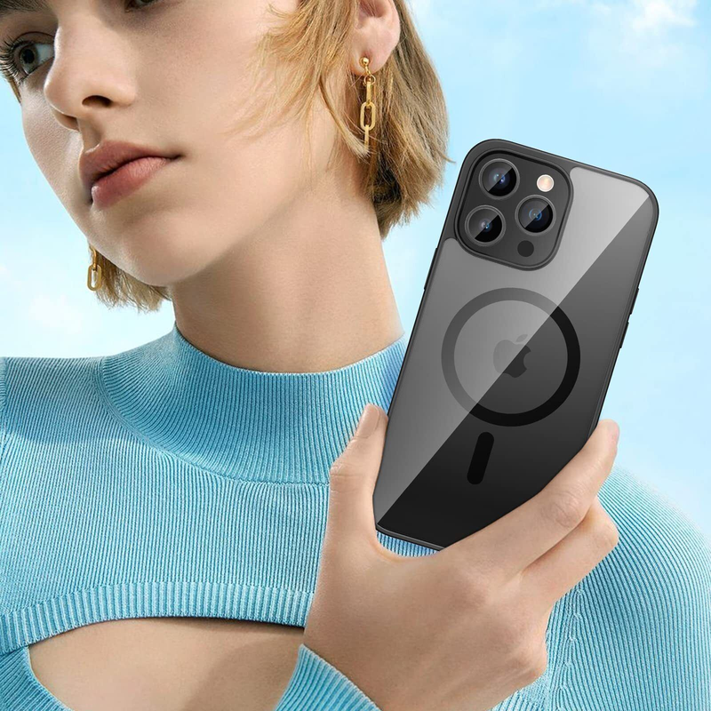 Slim Shockproof Case For iPhone 14 Pro Max-Black