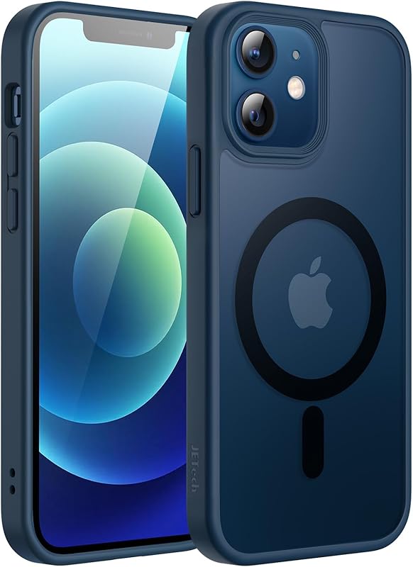 Magnetic Case for iPhone 12 Compatible with MagSafe, Translucent Matte Back