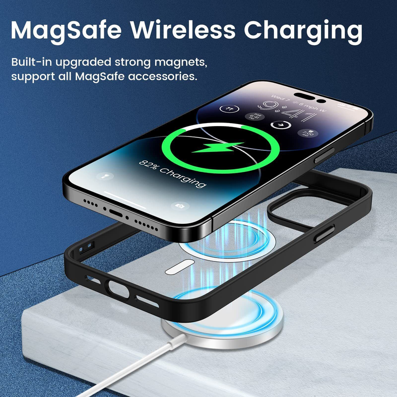 Slim Shockproof Case For iPhone 14 Pro Max-Black