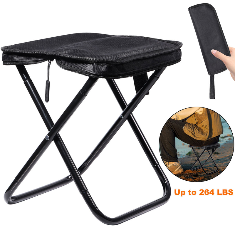 Small Portable Folding Stool Outdoor Camping Stools Fishing Hiking Picnic Chair