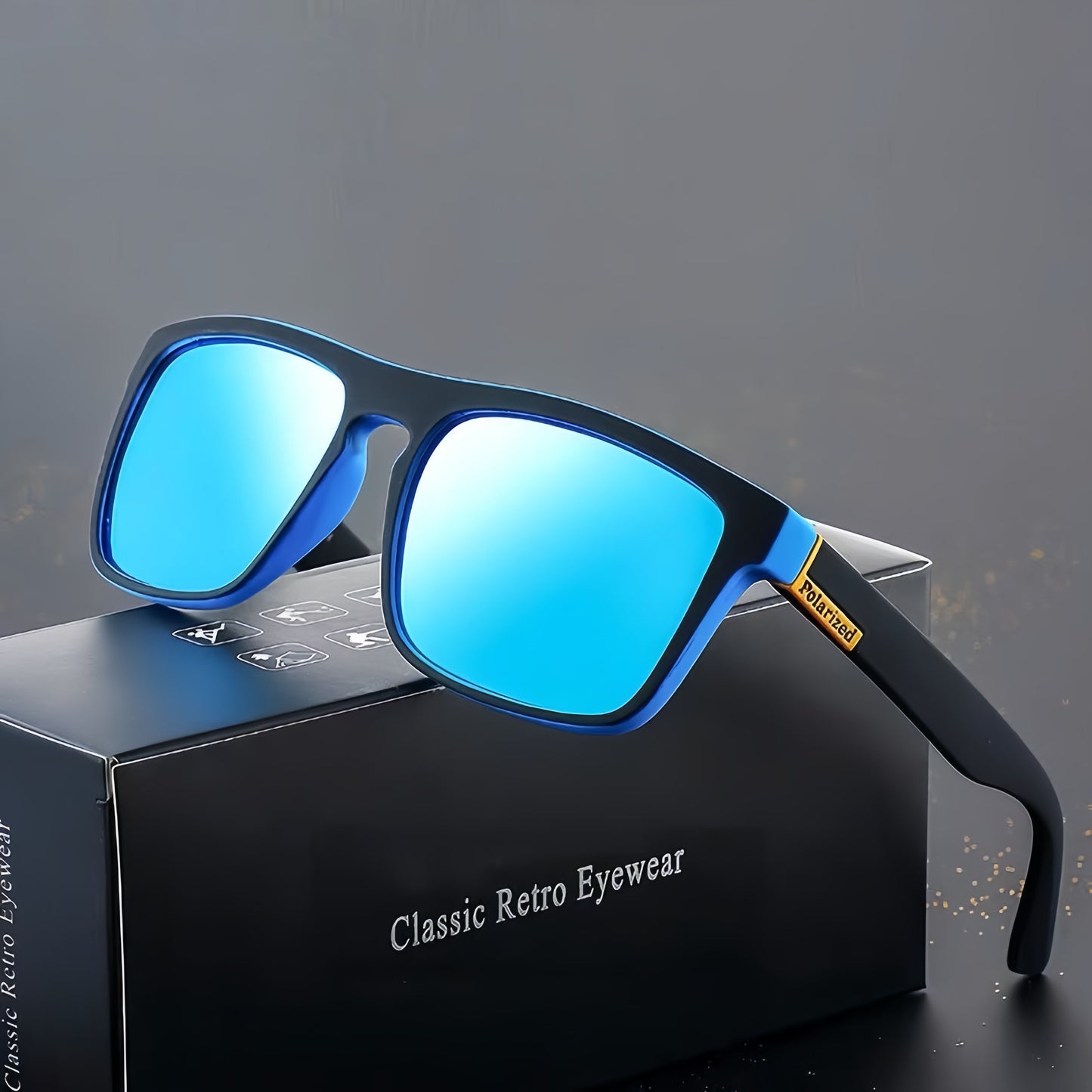 UV400 Photochromic Polarised Polarized Sunglasses Fishing Driving Eyewear Retro