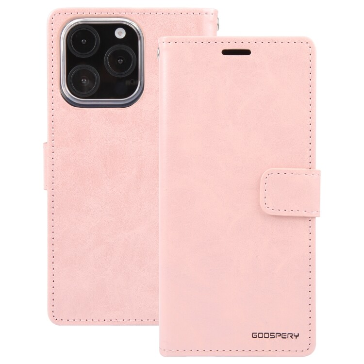 Flip Wallet Case for iPhone 15 Pro Max -Rosegold
