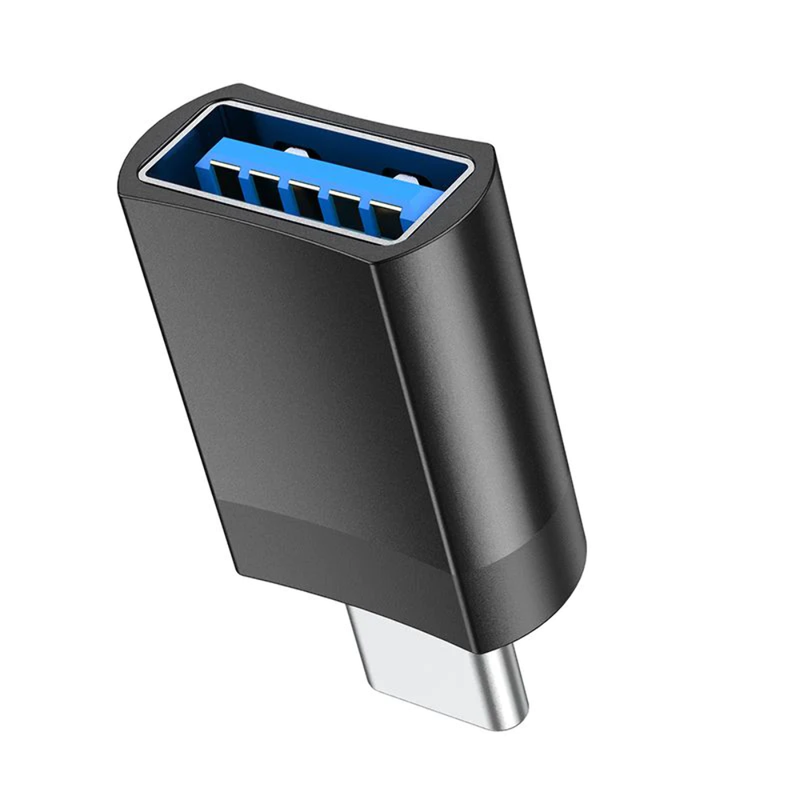 2 Packs USB Type-C Male to USB Female OTG Adapter Plug Premium Converter