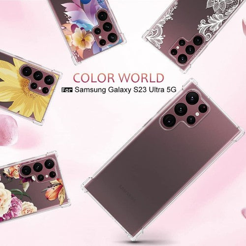 For Samsung Galaxy S25 Ultra Edge S24 S23 S21 Flexible Clear Shockproof TPU case