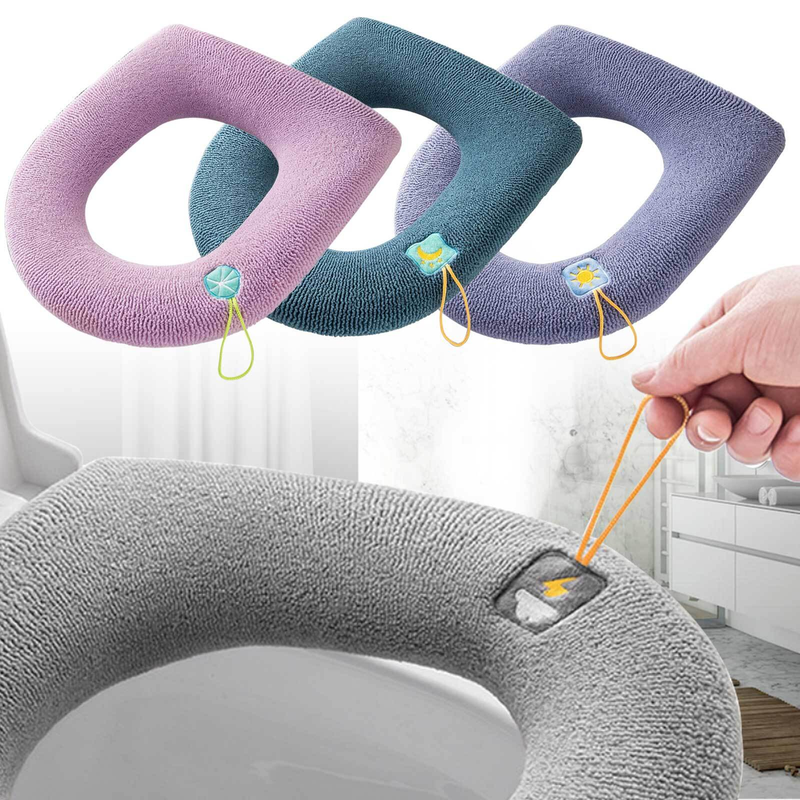 3PCS Toilet Seat Cushion Pad