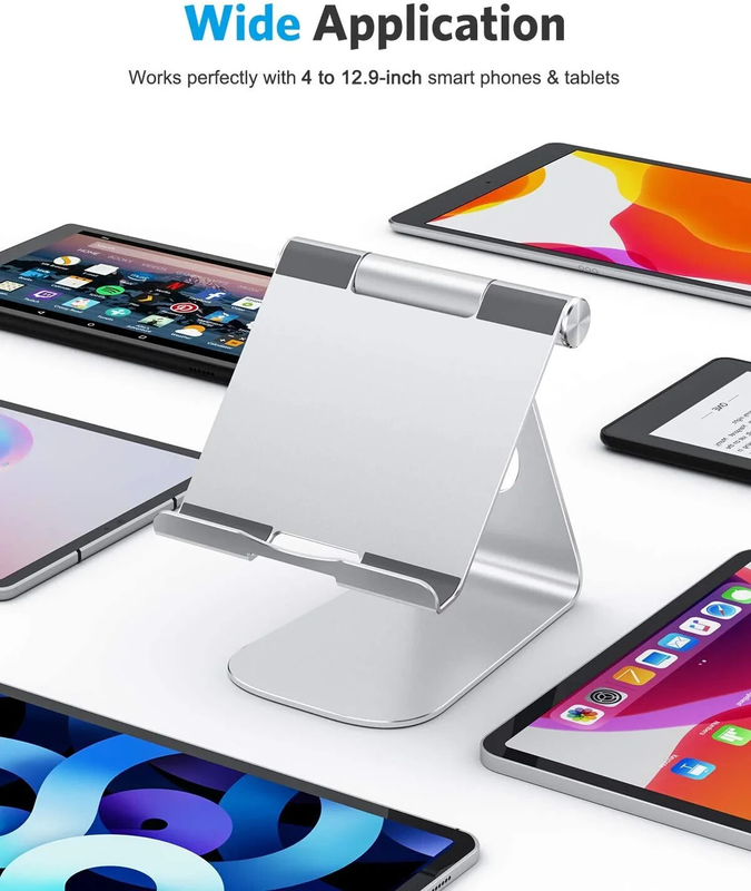 Universal Aluminium Foldable Stand Holder For iPhone/iPad