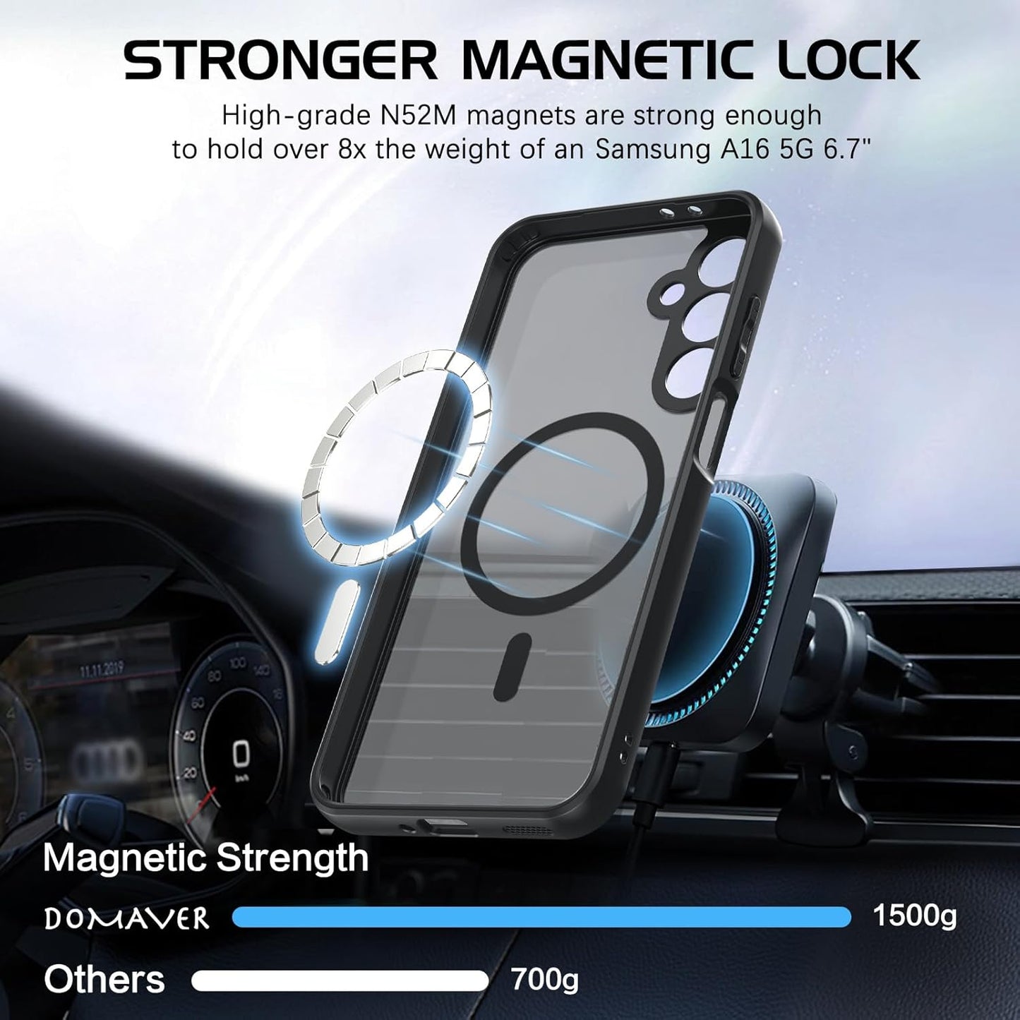 Shockproof Magsafe Compatible Case For Samsung Galaxy A16 5G