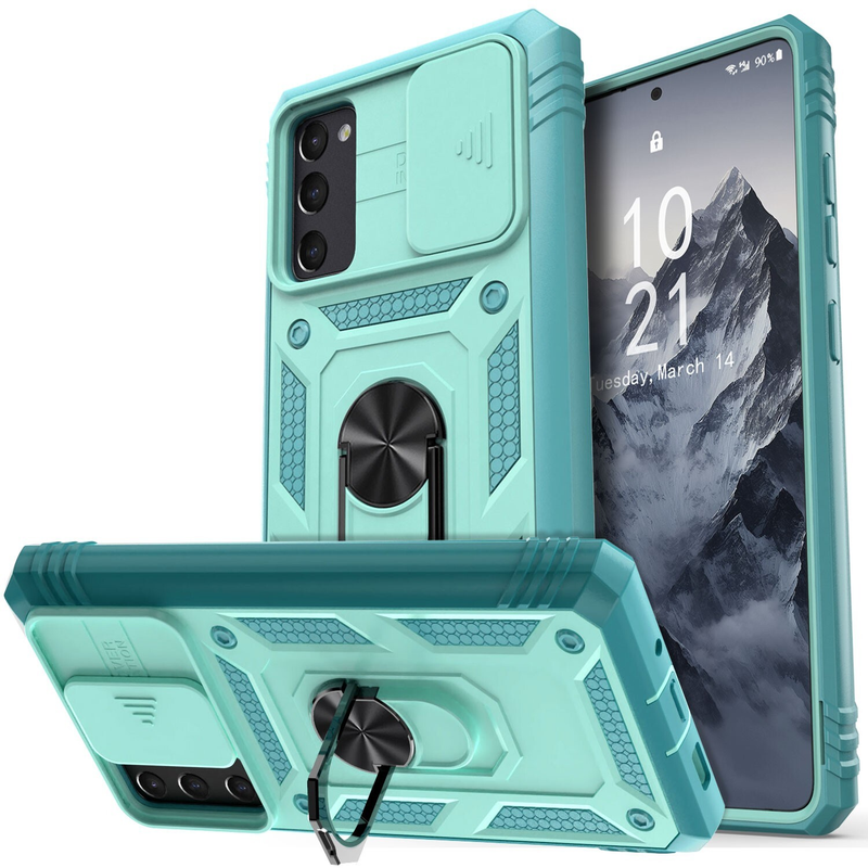 For Samsung Galaxy S23 FE Shockproof Case-Green