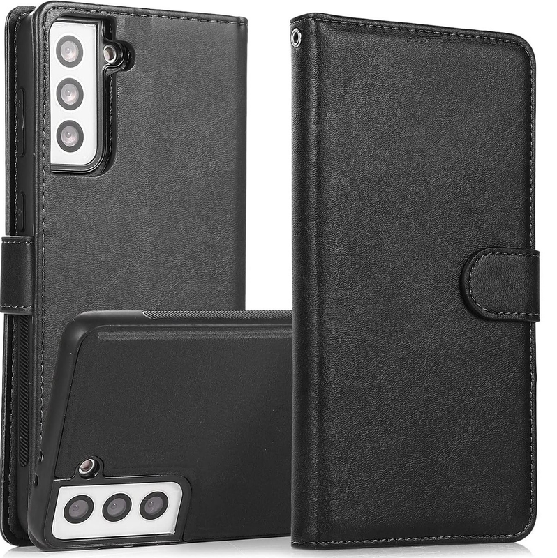 For Samsung Galaxy A35 Leather flip Black wallet Magnet cover