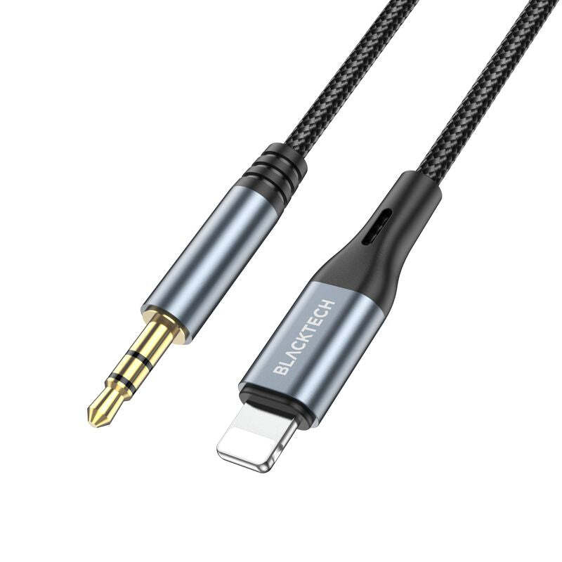2 Pcs X Durable Lightning to 3.5mm AUX Audio Cable-1m