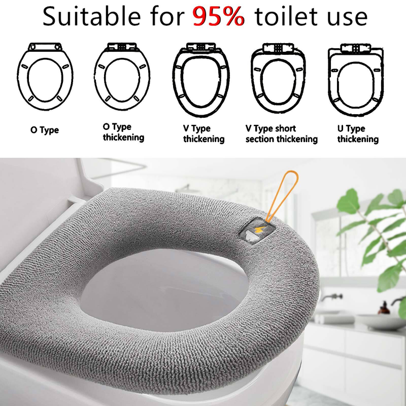 3PCS Toilet Seat Cushion Pad