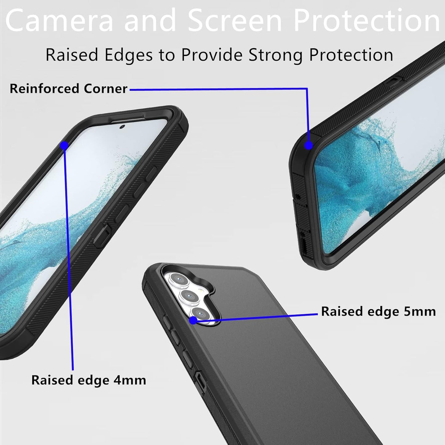 For Samsung Galaxy A15 Heavy duty Builder Case Cover
