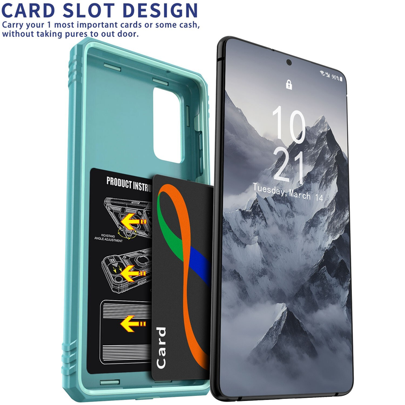 For Samsung Galaxy S23 FE Shockproof Case-Green