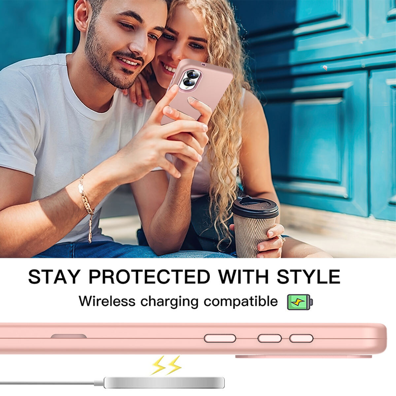 For Samsung Galaxy S25 Edge Shockproof Rose Gold