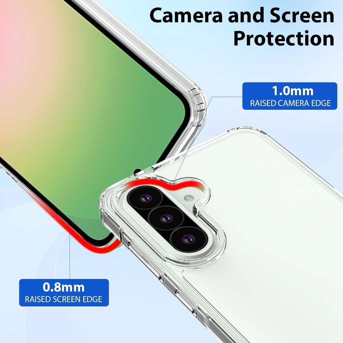 Crystal Clear Shockproof Case For Samsung Galaxy A56 5G