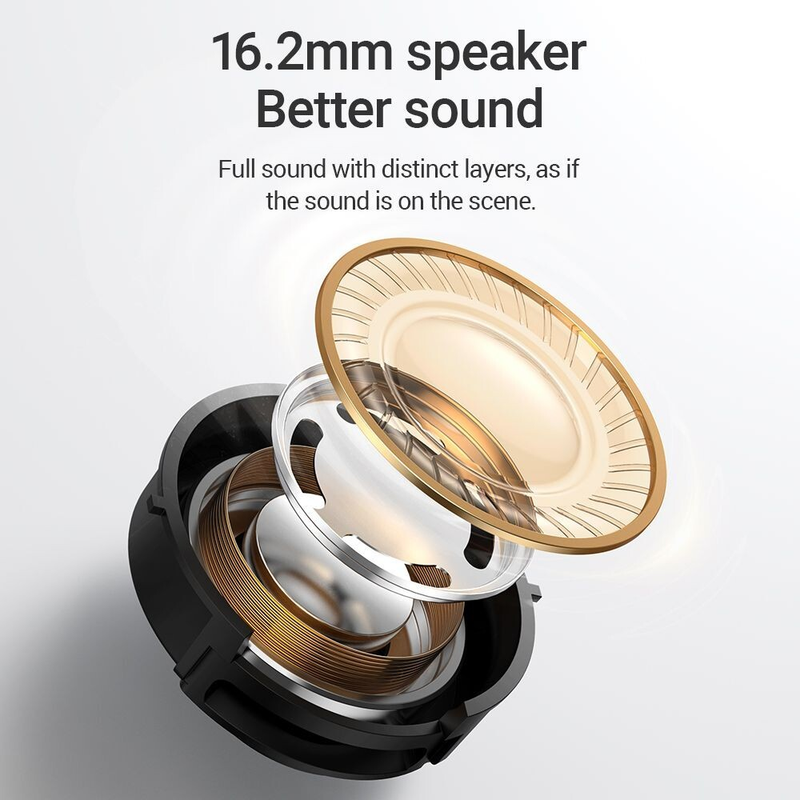 Hoco Wireless Bluetooth Ear Hook Earbuds-Milky White