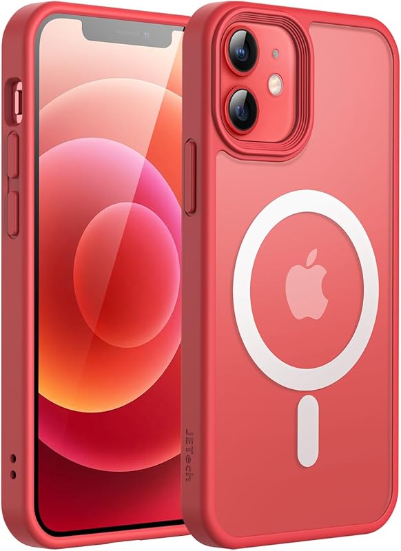Magnetic Case for iPhone 12 Compatible with MagSafe, Translucent Matte Back