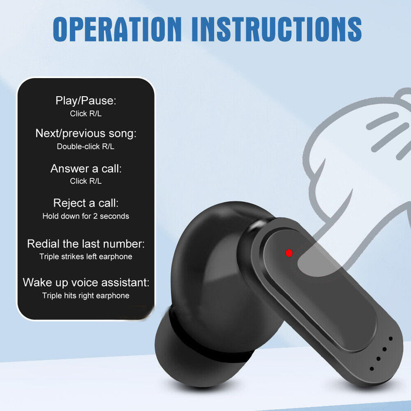 Universal Wireless Headphones Active TWS Earphones