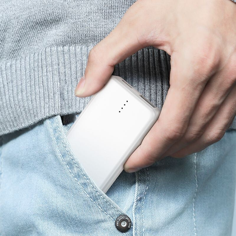 Compact 2500mAh Fast Charging Power Bank Portable Battery Charger Mini