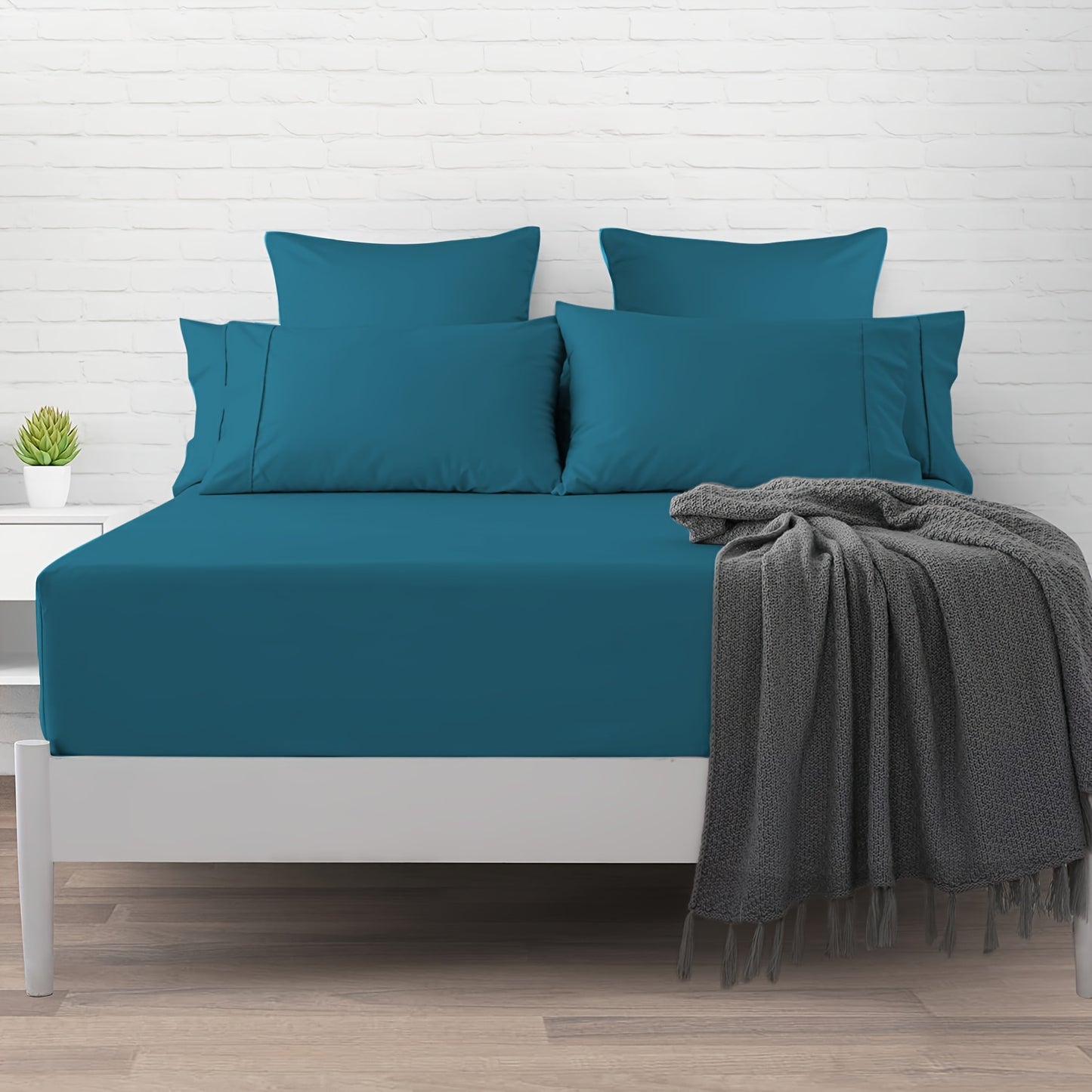 Fitted Bed Sheet Set Ultra Soft - Bed Sheet And Pillowcase