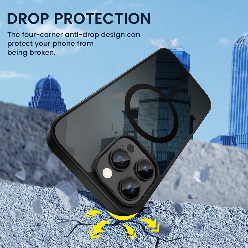 Slim Shockproof Case For iPhone 14 Pro Max-Black