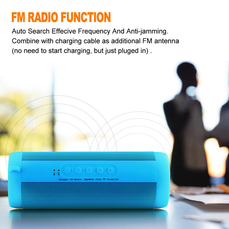 Portable Wireless Bluetooth Speaker-Black Colour