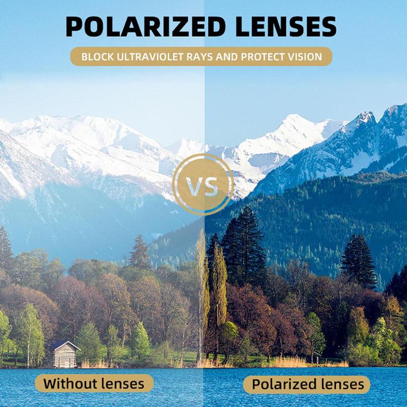 UV400 Photochromic Polarised Polarized Sunglasses Fishing Driving Eyewear Retro